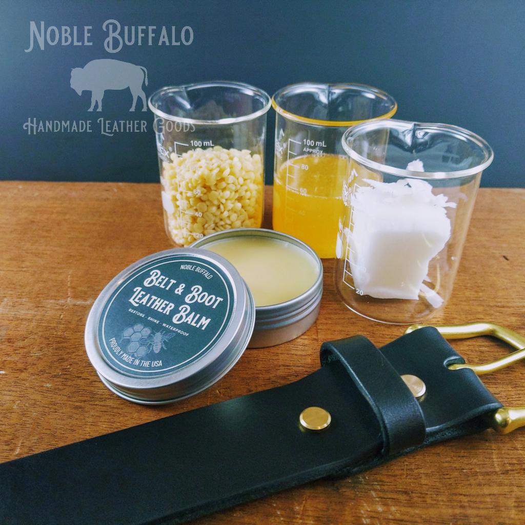 Noble Buffalo Leather Balm - Belts, Boots, Wallets