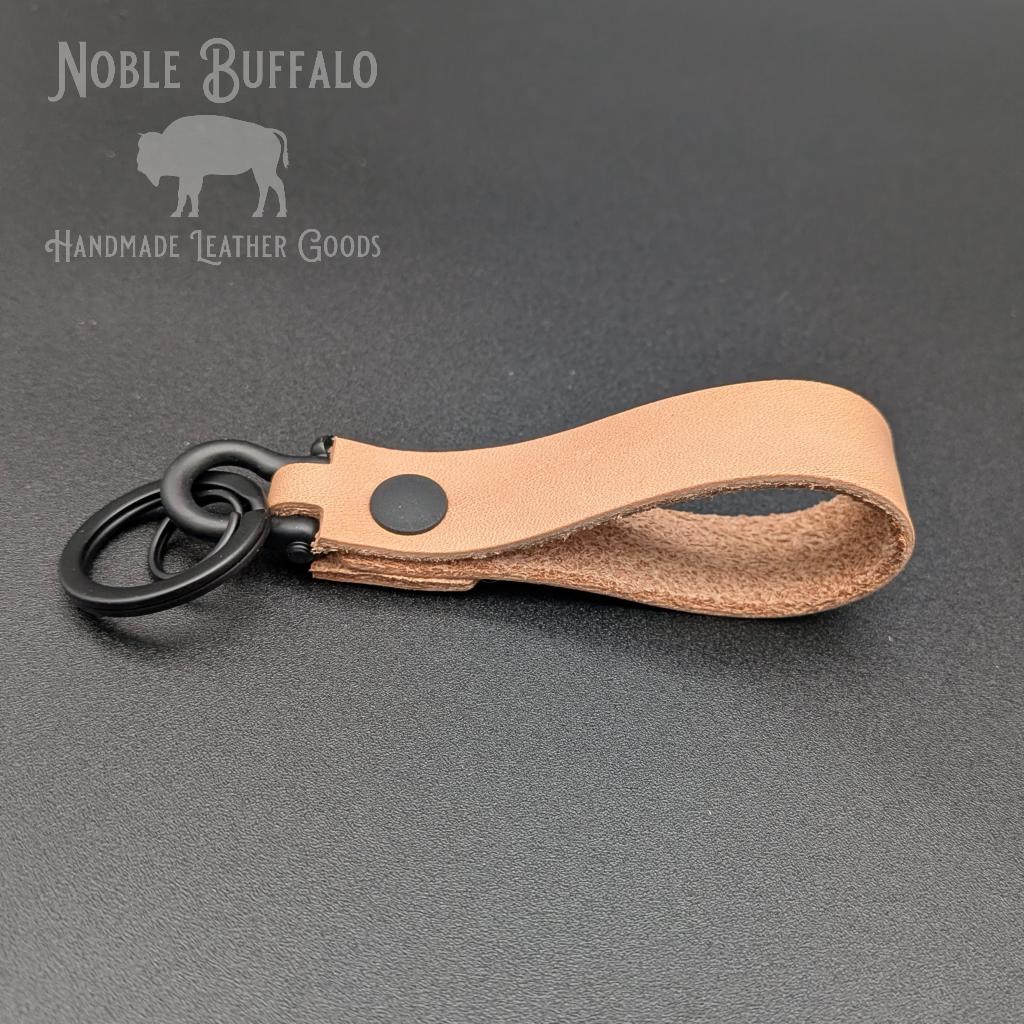 Natural Undyed Men's Leather Belt, Live Edge Raw Leather Belt for Men, Handmade USA American Leather Belt