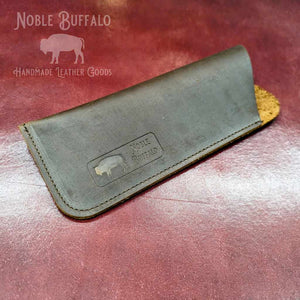Leather Glasses Case - Glasses Protector - Readers - Made in USA - Full Grain Leather Glasses Travel Case