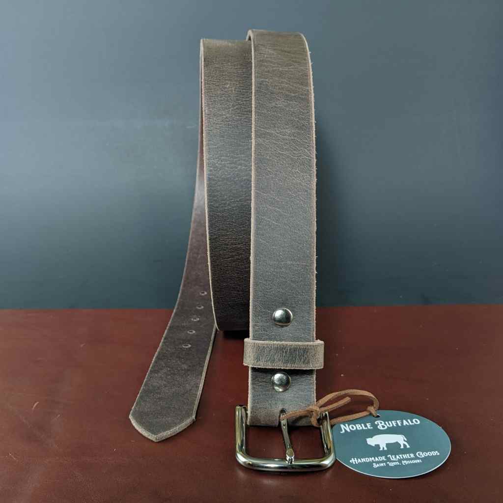 Hill Leather Company Western Silver 1 Wide Belt Buckle 3 Piece Set