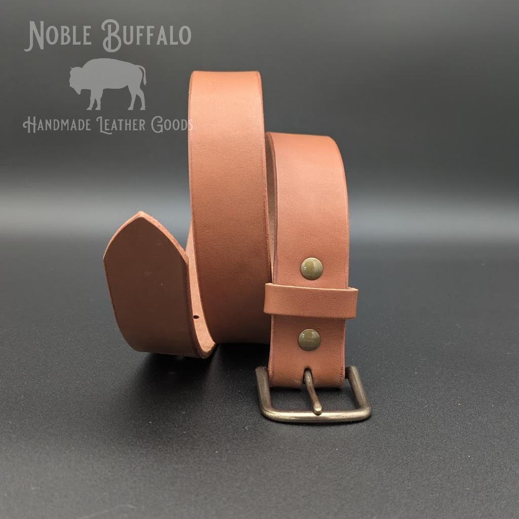 Sienna English Bridle Mens USA Leather Belt by Noble Buffalo