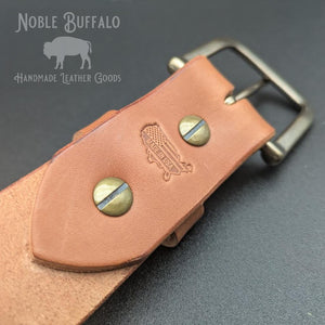 Sienna English Bridle Mens USA Leather Belt by Noble Buffalo