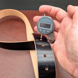 Luxury Italian Leather Belt - Thin Weight Leather Belt