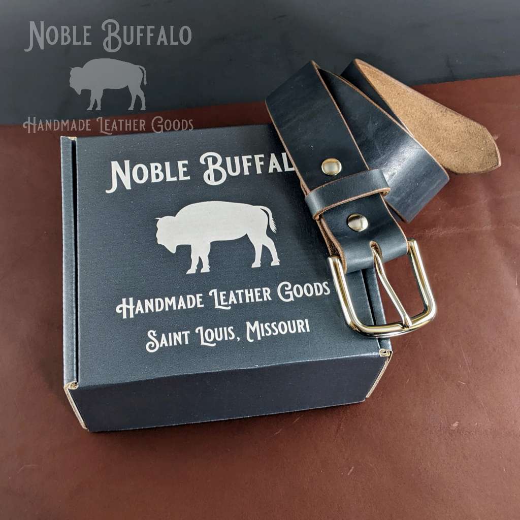 Belt Making Kit | Sterling Silver Buckles with Horween Chromexcel Full  Grain Leather Belt Strap