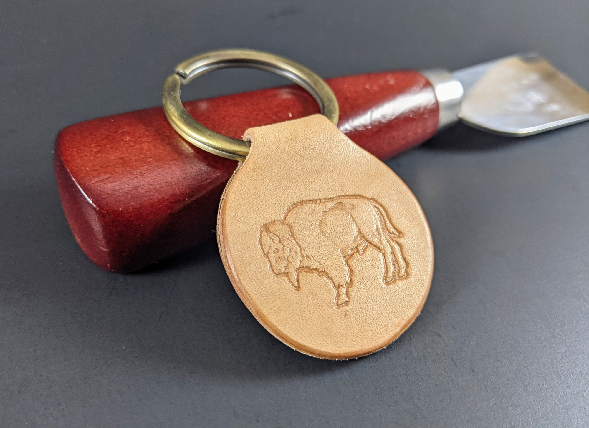 Buffalo Stamp Keyfob by Noble Buffalo